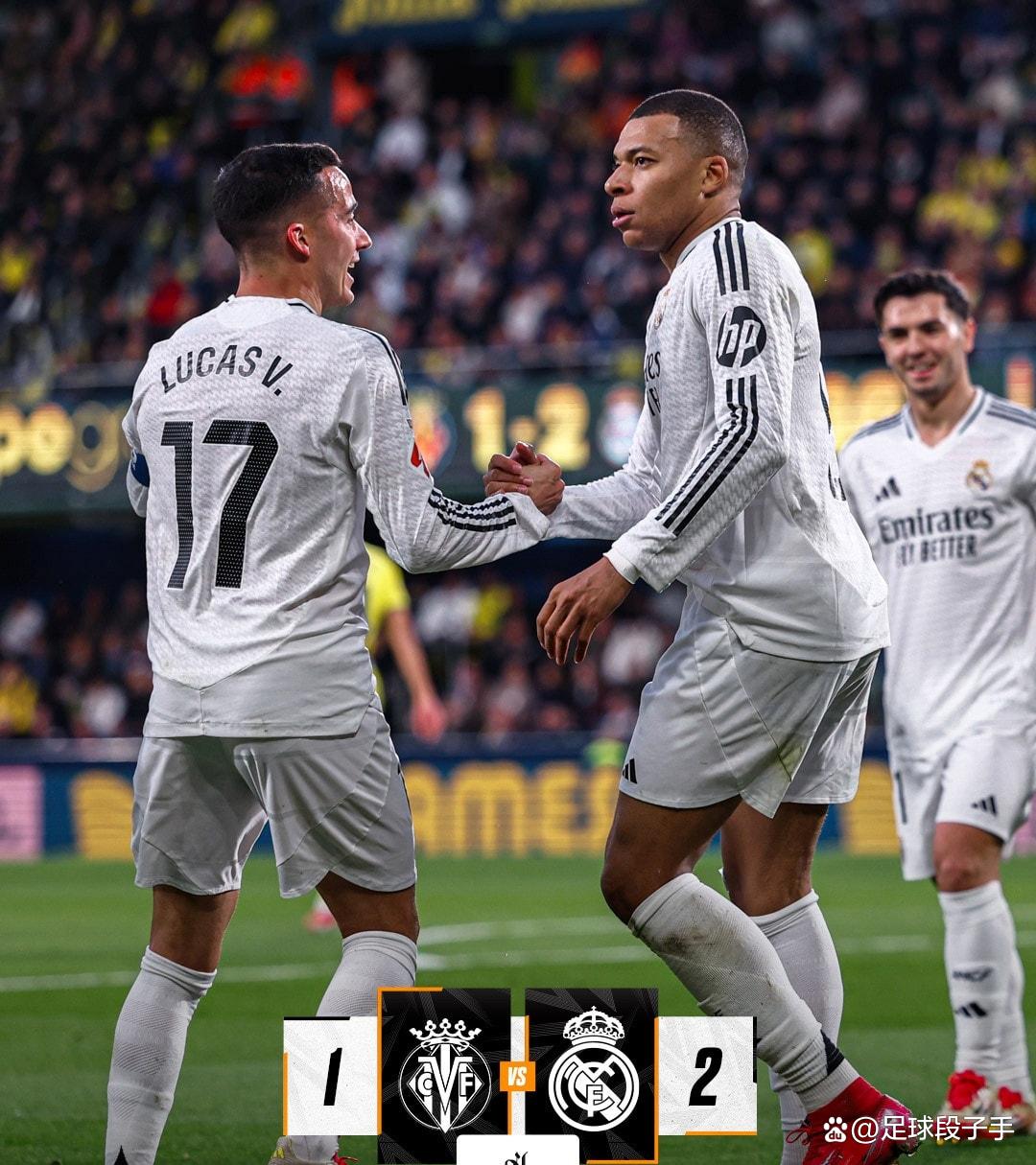 比利亚雷亚尔不敌皇家马德里，逼平对手的简单介绍